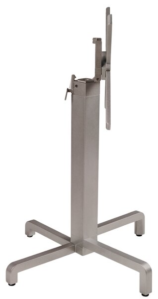 Nardi Šedohnědá hliníková stolová sklápěcí podnož Ibisco 72 cm