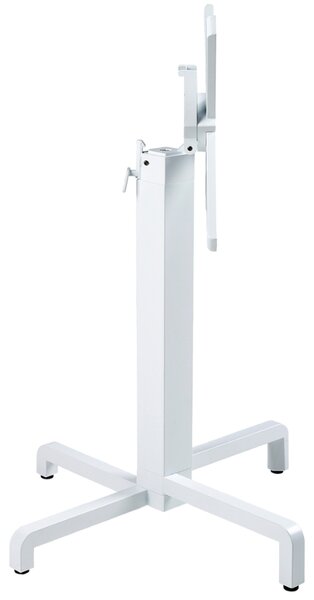 Nardi Bílá hliníková stolová sklápěcí podnož Ibisco 72 cm