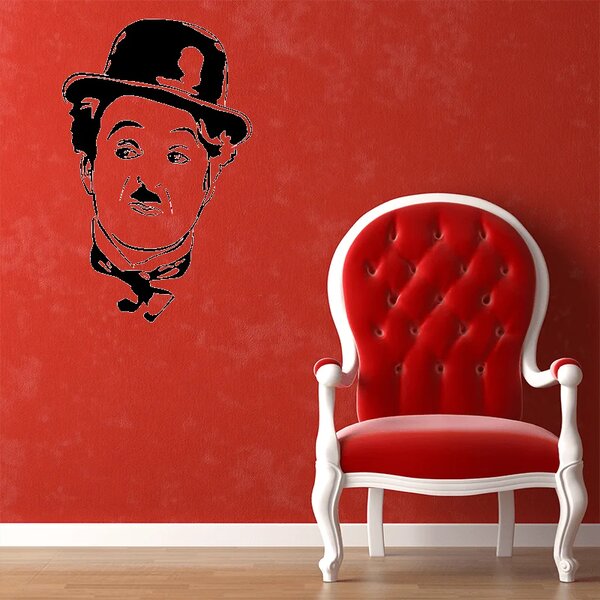 Sablio Samolepka na zeď: Charlie Chaplin