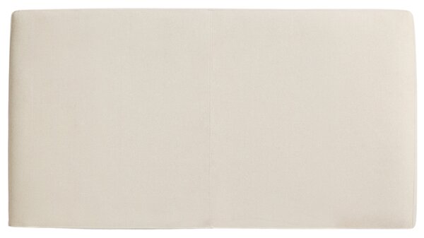 Kave Home Béžové čalouněné čelo k posteli Blok 160 cm