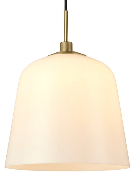 -25 % Dny MOMENTI– Halo Design Bílé skleněné závěsné světlo Room 49 30 cm
