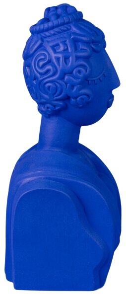 Seletti Modrá keramická dekorativní soška Poppea 45 cm