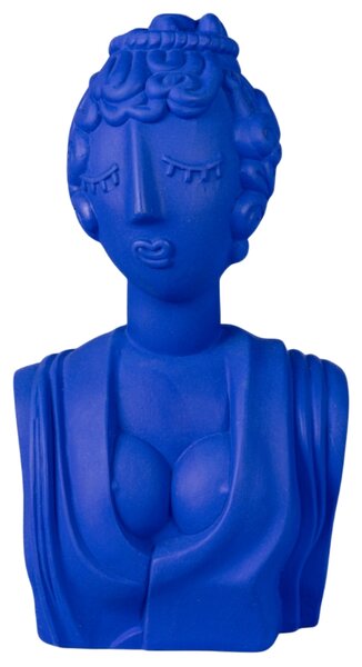 Seletti Modrá keramická dekorativní soška Poppea 45 cm