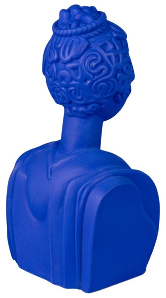 Seletti Modrá keramická dekorativní soška Poppea 45 cm