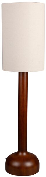 Béžová dřevěná stojací lampa DUTCHBONE JONES 140 cm