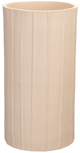 Béžová kovová váza DUTCHBONE RANDER 16 cm