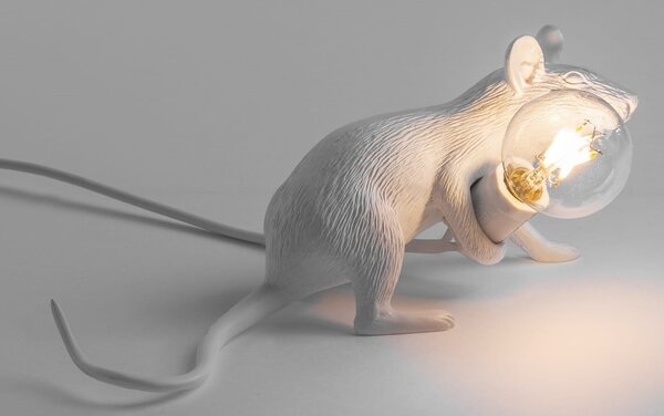 Seletti designové stolní lampy Mouse Lamp Lie Down