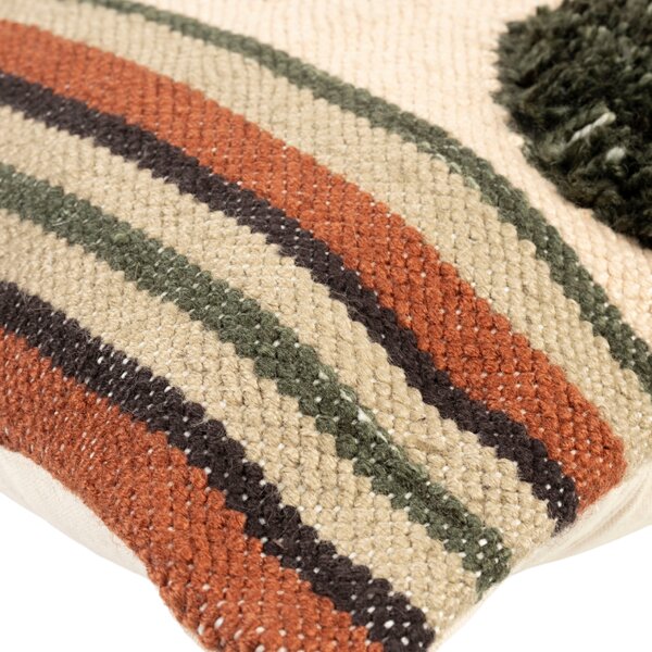 Béžový polštář DUTCHBONE HAYDON STRIPE 45 x 45 cm