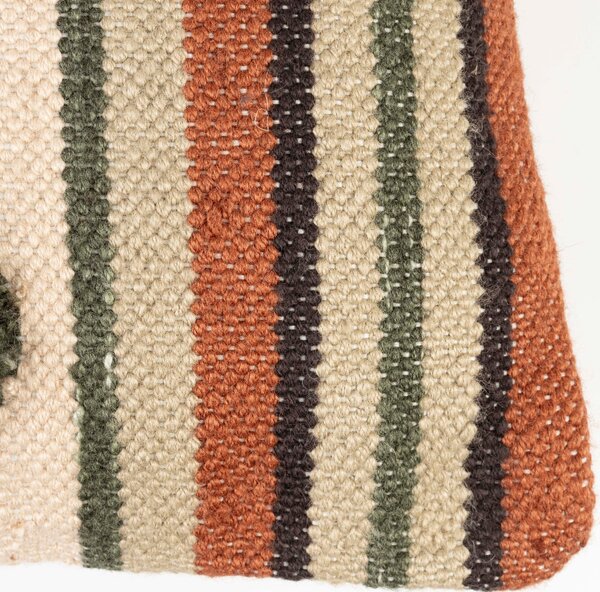 Béžový polštář DUTCHBONE HAYDON STRIPE 45 x 45 cm