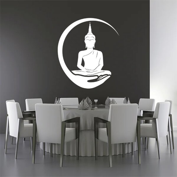 Sablio Samolepka na zeď: Thajský buddha - 52x60 cm