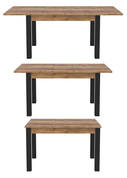 Rozkládací stůl 130-175 cm Oralee 92 (černá)