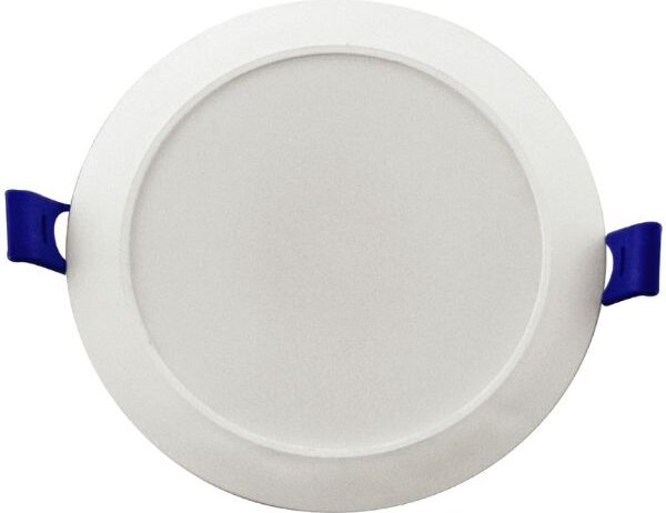 Vestavný LED panel 9W 825lm, teplá, kruhový, 12cm