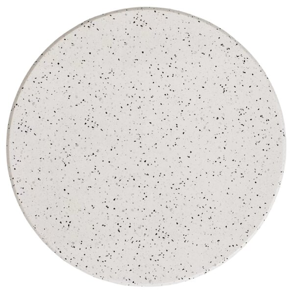 Bílý terrazzo zahradní stůl Kave Home Saura 70 cm