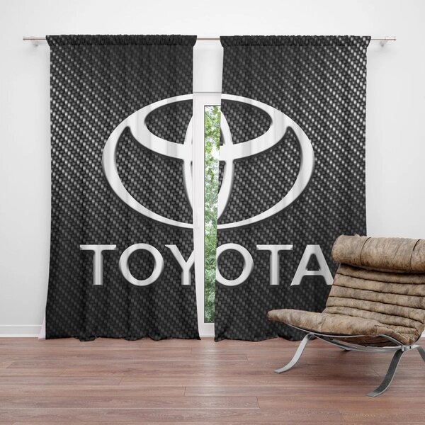 Sablio Závěs Toyota Carbon: 2ks 140x250cm
