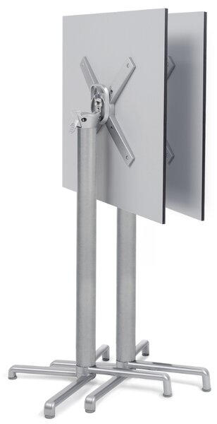 Nardi Bílá hliníková stolová sklápěcí podnož Scudo 107 cm