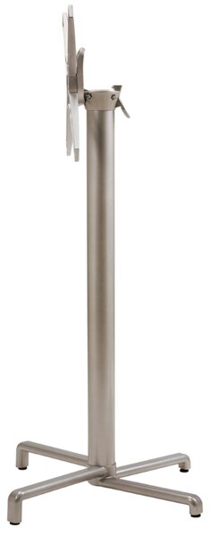 Nardi Šedohnědá hliníková stolová sklápěcí podnož Scudo 107 cm
