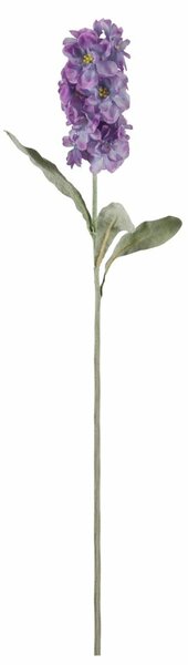 Umělá květina MATTHIOLA 56 cm, fialová