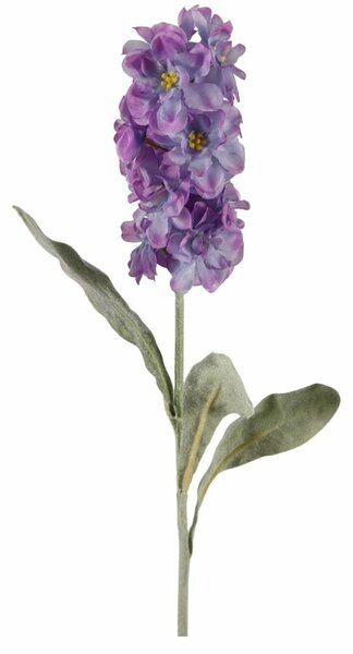 Umělá květina MATTHIOLA 56 cm, fialová