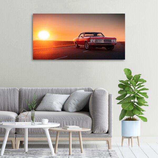 Foto obraz na plátně Červené auto oc-109817494