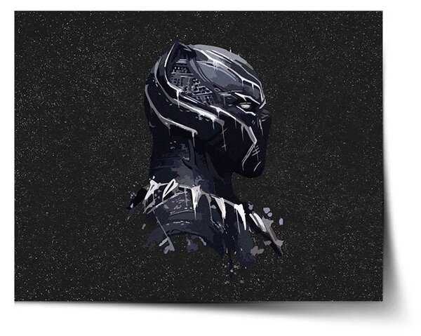 Sablio Plakát BLACK PANTHER z profilu Vesmír - 60x40 cm