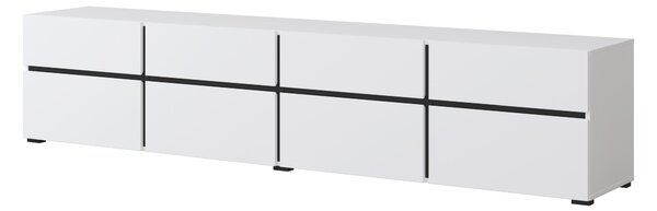 TV stolek/skříňka Crossroad W40 (černá + bílá)