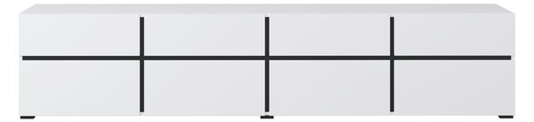 TV stolek/skříňka Crossroad W40 (černá + bílá)