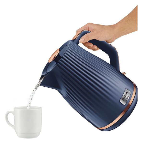 Tmavě modrá rychlovarná konvice 1,7 l Loft KO251430 – Tefal