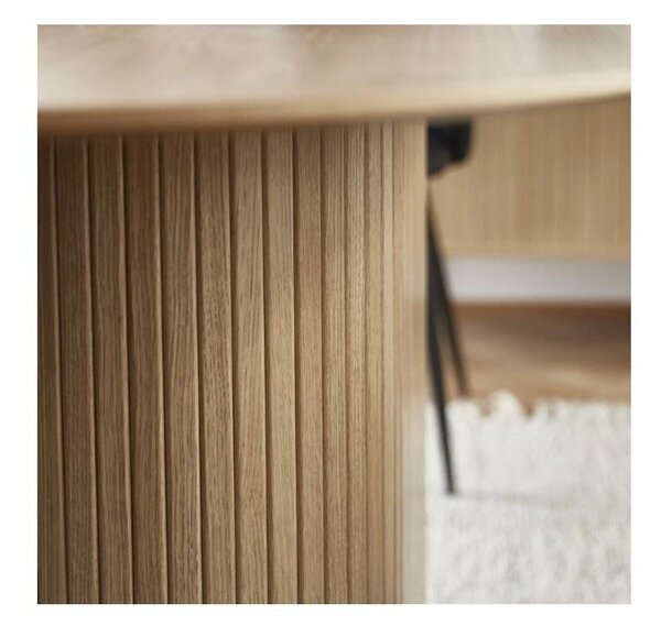 Jídelní stůl s deskou v dubovém dekoru 95x180 cm Nola – Unique Furniture