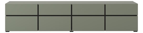 TV stolek/skříňka Crossroad G40 (borovice zelená + černá)