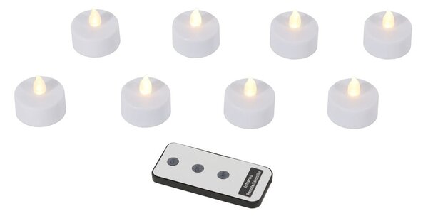 LED svíčky v sadě 8 ks (výška 4 cm) – Hilight