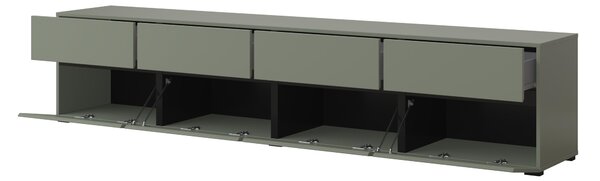 TV stolek/skříňka Crossroad G40 (borovice zelená + černá)
