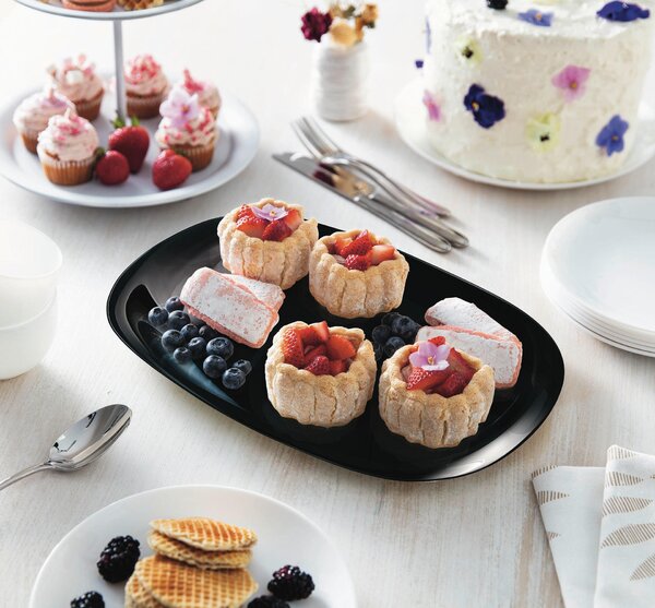 TALÍŘ NA HAMBURGERY sklo Creatable - Kolekce nádobí, Online Only