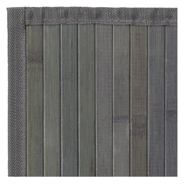 Šedo-zelený bambusový koberec 60x200 cm – Casa Selección