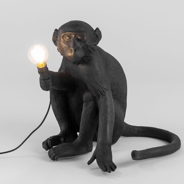 Seletti designové stolní lampy Monkey Sedící