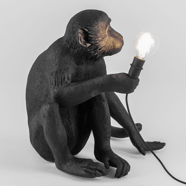 Seletti designové stolní lampy Monkey Sedící