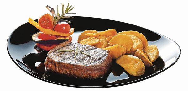 TALÍŘ NA STEAK sklo Creatable - Kolekce nádobí, Online Only