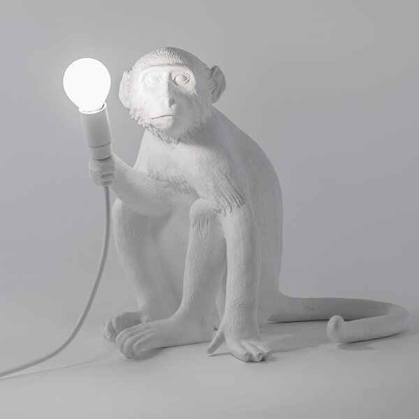 Seletti designové stolní lampy Monkey Sedící