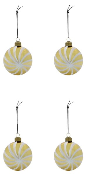Vánoční ozdoba Delic Golden – set 4 ks