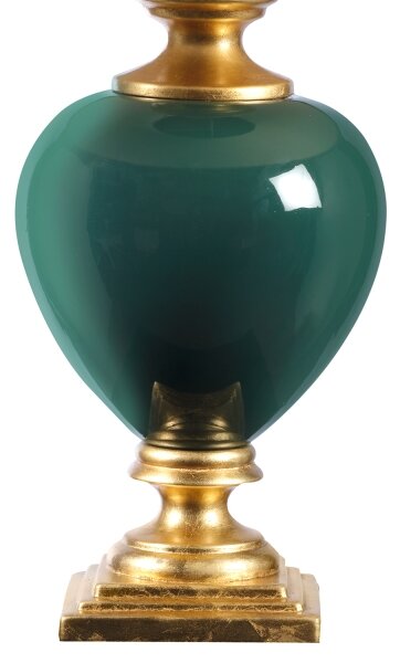 ONLI - Stolní lampa AMADEUS 1xE27/15W/230V 72 cm zelená/zlatá
