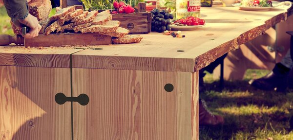 Weltevree designové lavice Forestry - 160cm