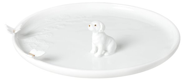 Porcelánový talíř Dog 17 cm
