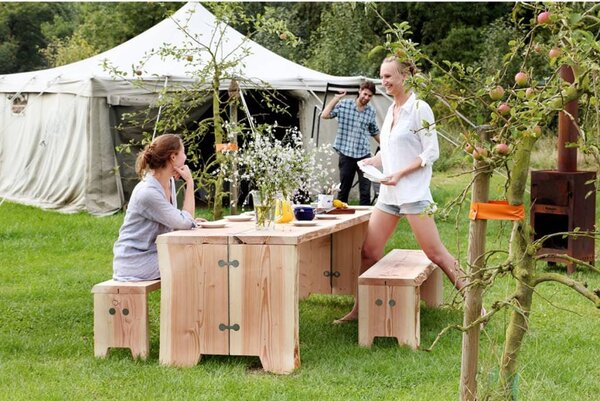 Weltevree designové lavice Forestry - 160cm