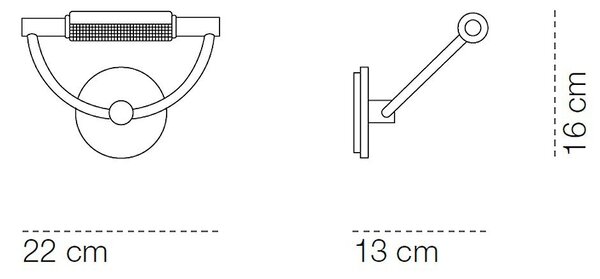Cini & Nils designová nástěnná svítidla Gradi Mini Parete