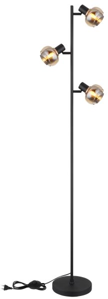 Globo 54309SB - Stojací lampa TOKKI 3xE14/40W/230V černá