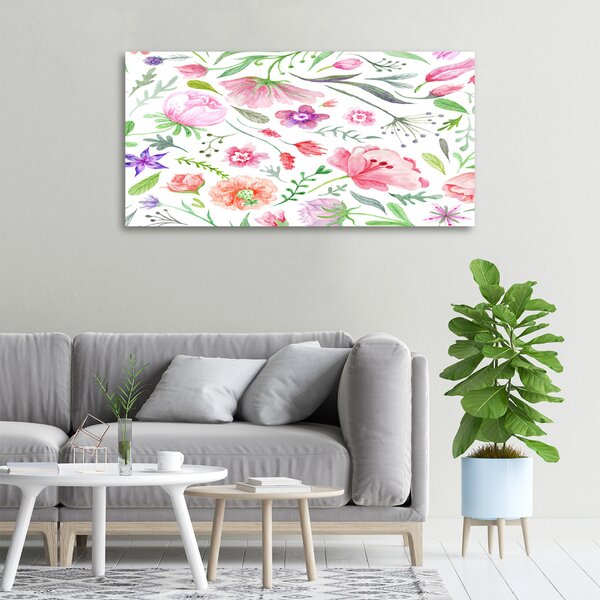 Moderní fotoobraz canvas na rámu Květinový vzor oc-112274636