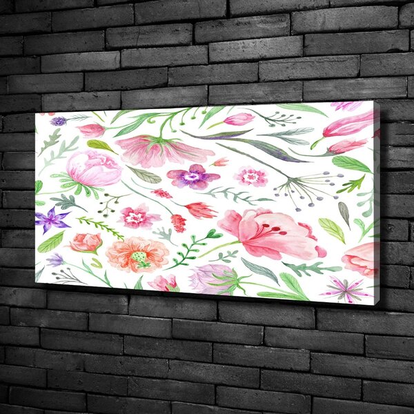Moderní fotoobraz canvas na rámu Květinový vzor oc-112274636