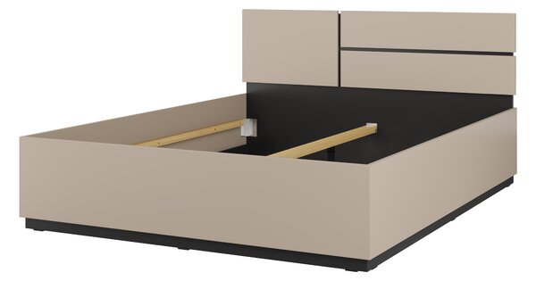 Manželská postel 160 cm Crossroad S31 (congo + černá)