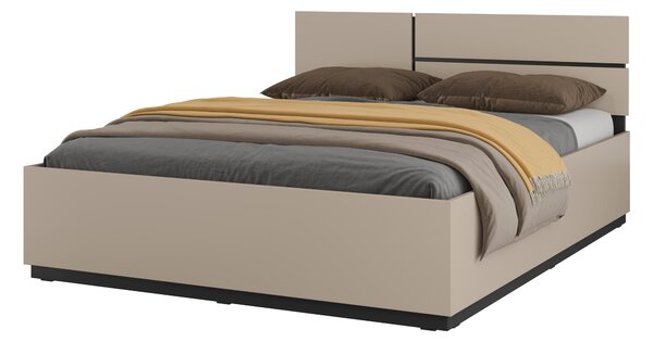 Manželská postel 160 cm Crossroad S31 (congo + černá)