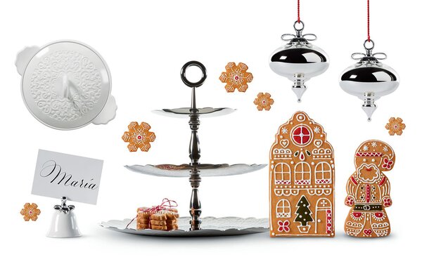Alessi designové podnosy Dressed Three-dish stand