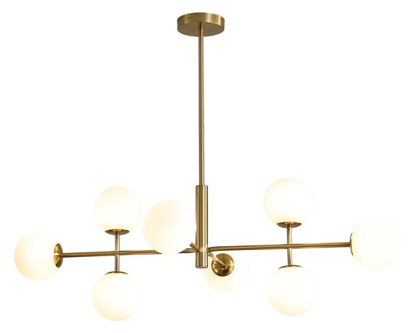 ACB Iluminacion Zavěsné svítidlo DORIS, š. 95 cm, 8xG9 7W Barva: Černá
